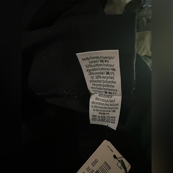 NWT Victoria’s Secret Cotton Yoga Foldover Flare Leggings - Picture 5 of 5